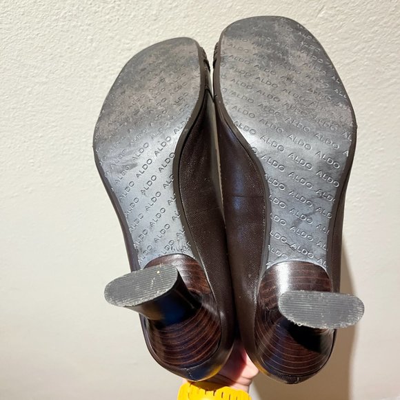 Women's Brown Heels - Size 39 / 8.5 - Aldo - Picture 5 of 16
